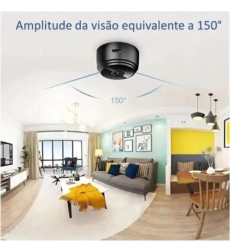 MINI CAMARA ESPIA WIFI CON SENSOR Y VISION NOCTURNA - 4