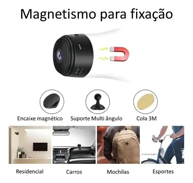 MINI CAMARA ESPIA WIFI CON SENSOR Y VISION NOCTURNA - 5