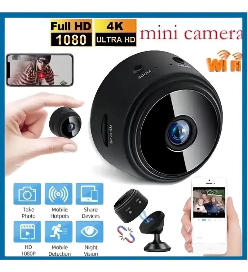 MINI CAMARA ESPIA WIFI CON SENSOR Y VISION NOCTURNA - 6