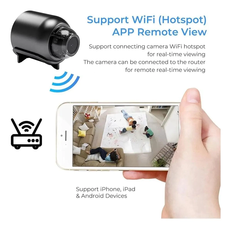 CAMARA ESPIA WIFI 1080P CON VISION NOCTURNA Y DETECCION DE MOVIMIENTO - 5