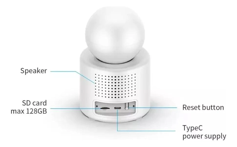 CAMARA DE MONITOREO PARA BEBE S CON VISION NOCTURNA Y AUDIO - 8