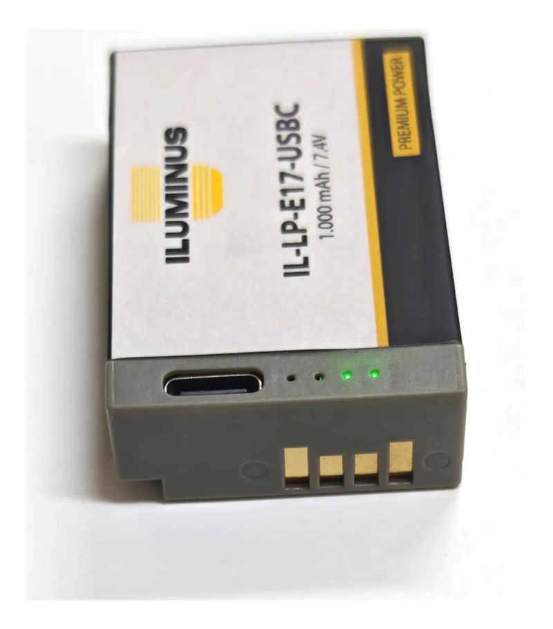 BATERIA RECARGABLE DE LITIO CON CARGA USB-C PARA CAMARAS - 6
