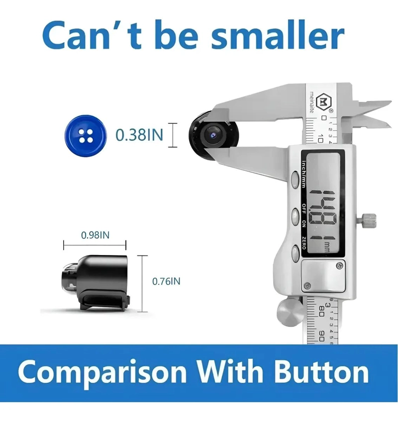 MINI CAMARA WIFI 1080P HD CON VISION NOCTURNA PARA SEGURIDAD - 2