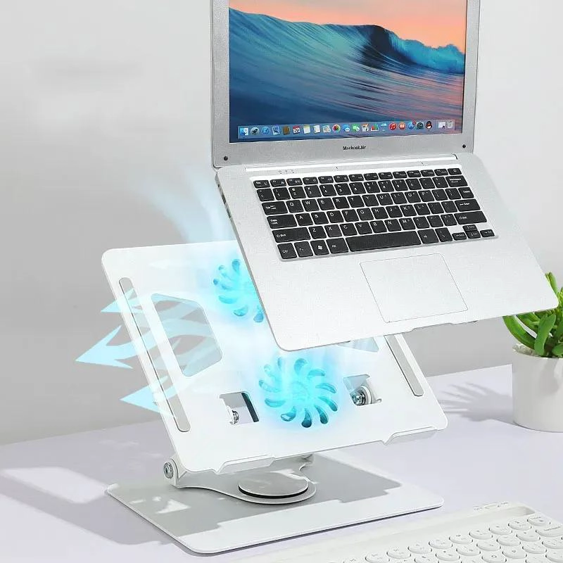 SOPORTE ERGONOMICO PARA LAPTOP CON VENTILADORES USB - 1