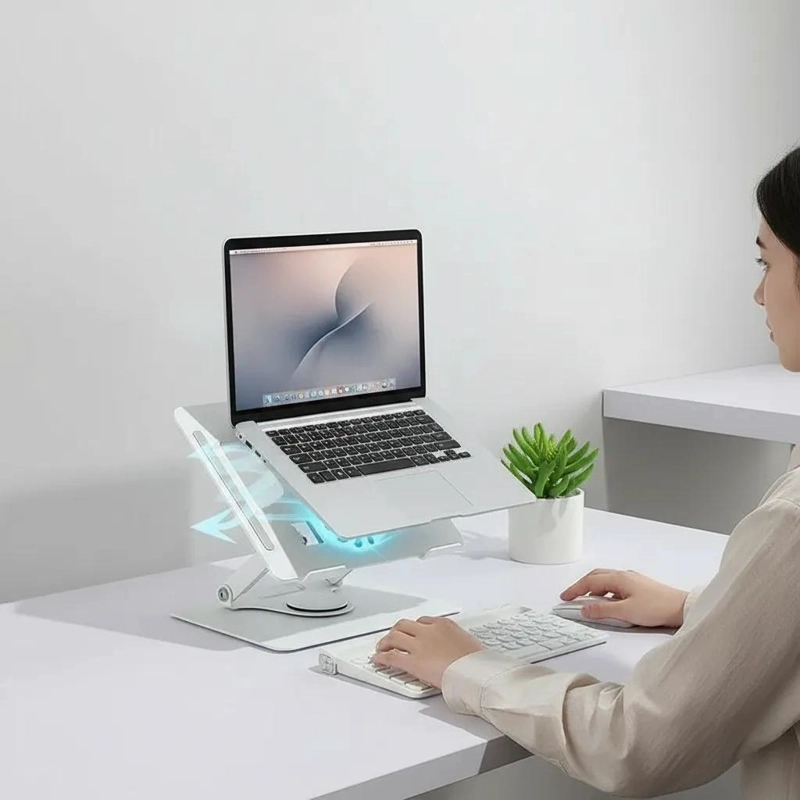 SOPORTE ERGONOMICO PARA LAPTOP CON VENTILADORES USB - 10