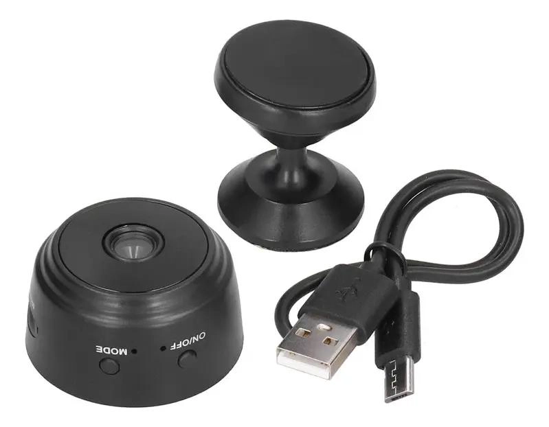 CAMARA DE SEGURIDAD MINI 1080P CON VISION NOCTURNA COLOR NEGRO - 3