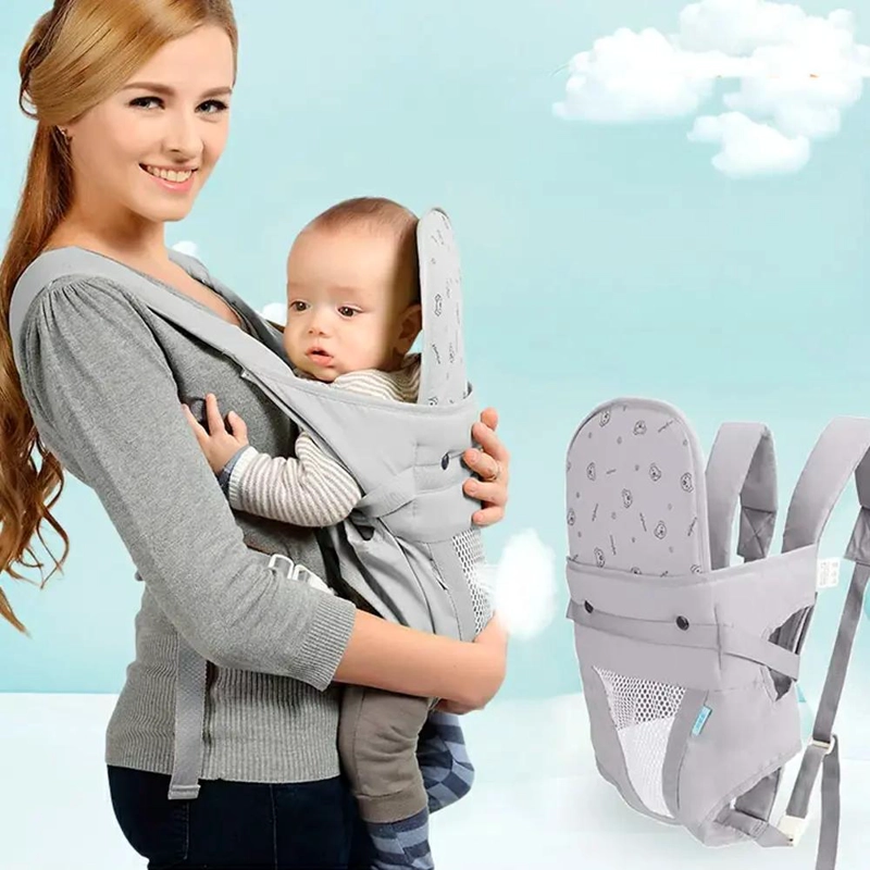 PORTABEBE  ERGONOMICO AJUSTABLE CON PROTECCION Y COMODIDAD - 3