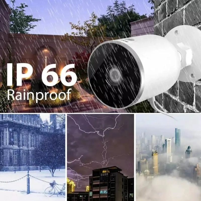 CAMARA DE SEGURIDAD INALAMBRICA IMPERMEABLE 1080P PARA EXTERIORES - 3