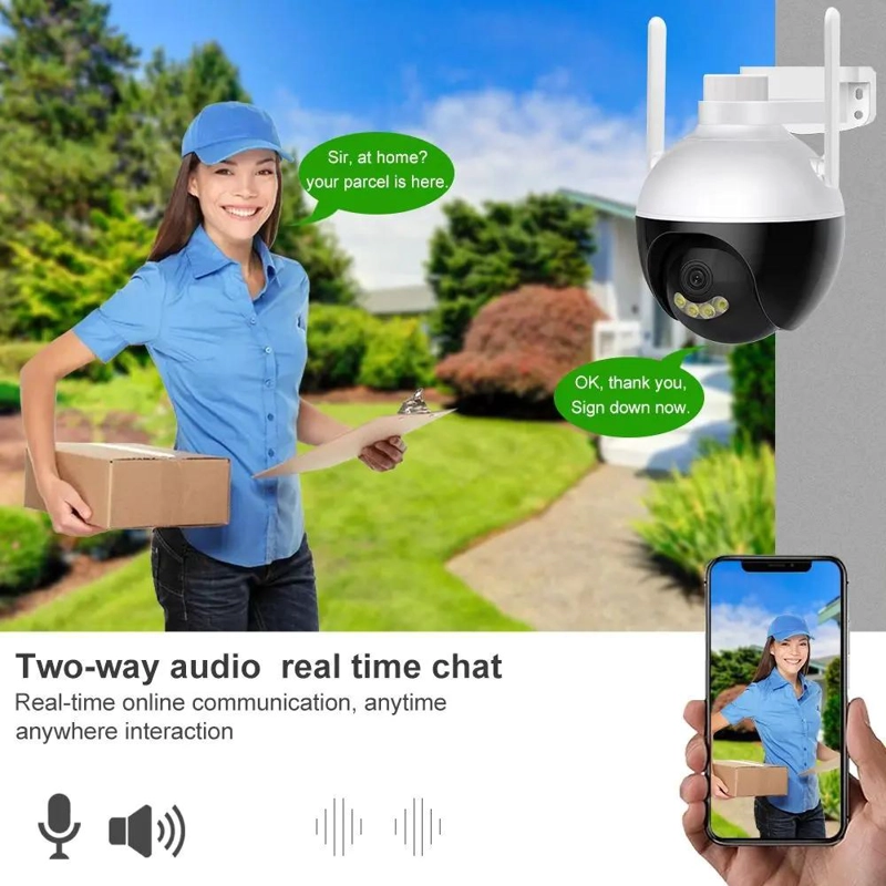 CAMARA DE SEGURIDAD PANORAMICA 360 GRADOS PARA EXTERIORES - 5