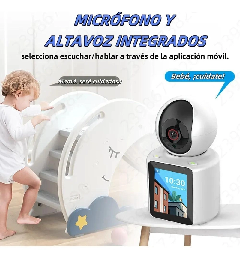 CAMARA DE VIDEOLLAMADAS INTERIOR CON PANTALLA HD Y VISION NOCTURNA - 2