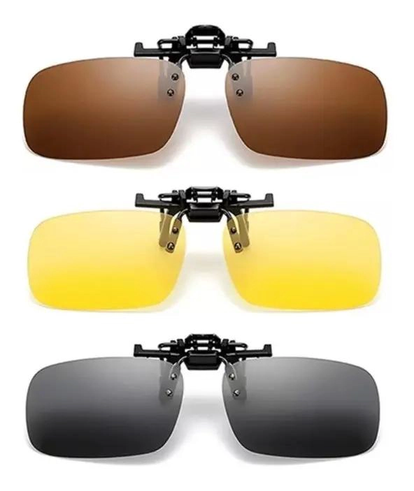 LENTES SOBREPUESTOS PARA VISION NOCTURNA Y PROTECCION UV - 1