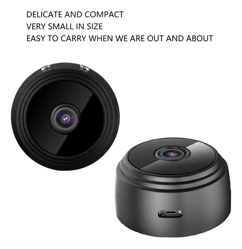 CAMARA DE SEGURIDAD MINI CON VISION NOCTURNA Y ALTA RESOLUCION - 5