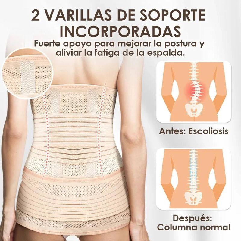 FAJA AJUSTABLE PARA RECUPERACION POSTPARTO CON SOPORTE - 4