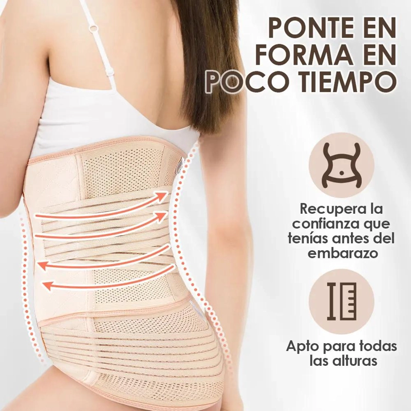 FAJA AJUSTABLE PARA RECUPERACION POSTPARTO CON SOPORTE - 6