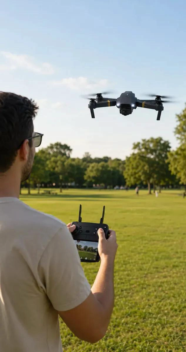 DRONE PLEGABLE CON CAMARA DUAL Y CONEXION WIFI PARA CAPTURAS AE REAS - 2