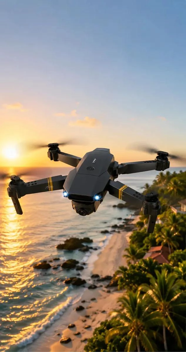 DRONE PLEGABLE CON CAMARA DUAL Y CONEXION WIFI PARA CAPTURAS AE REAS - 3