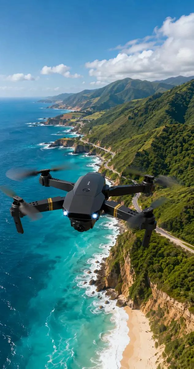 DRONE PLEGABLE CON CAMARA DUAL Y CONEXION WIFI PARA CAPTURAS AE REAS - 4