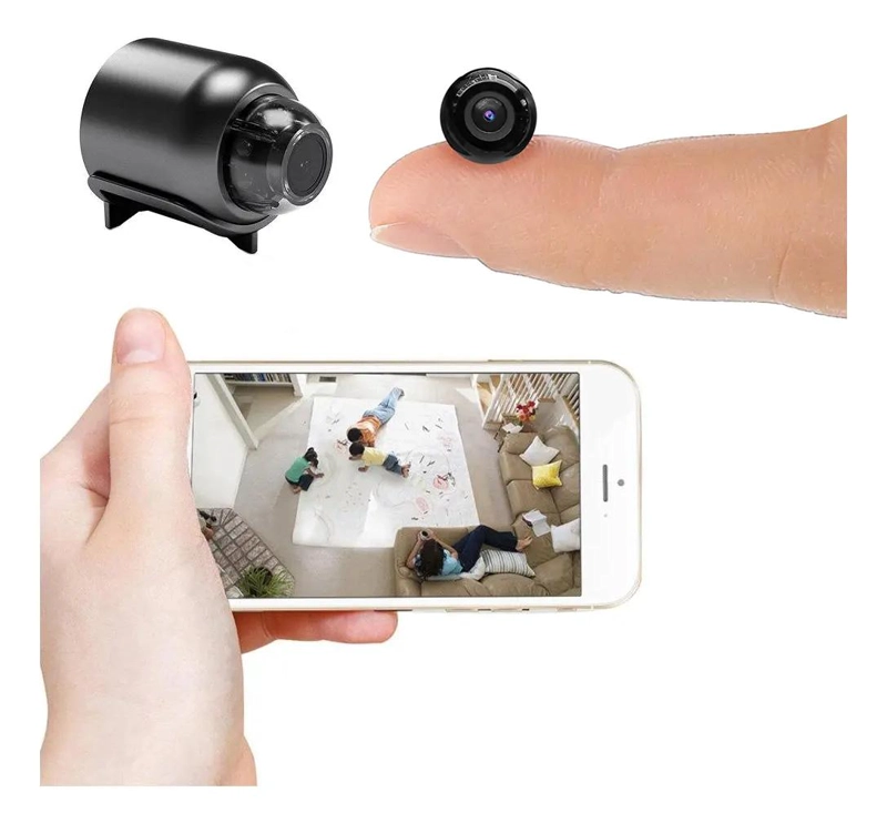 MINI CAMARA DE SEGURIDAD WIFI OCULTA CON VISION NOCTURNA - 1