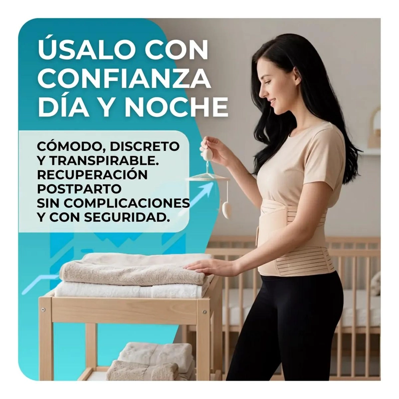 FAJA POSTPARTO 3 EN 1 MOLDEADORA PARA RECUPERACION - 4