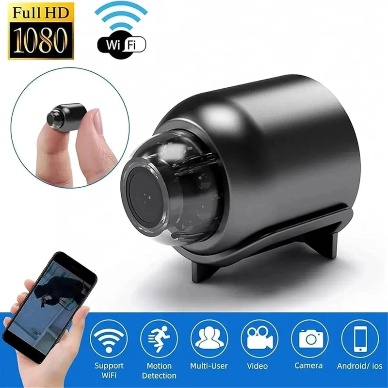 MINI CAMARA WIFI 1080P HD CON VISION NOCTURNA Y GRABACION - 3