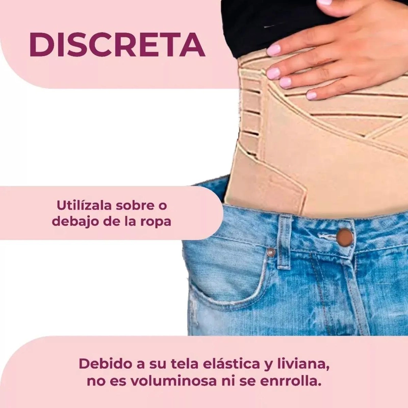 FAJA POSTPARTO 3 EN 1 PARA RECUPERACION Y SOPORTE - 4