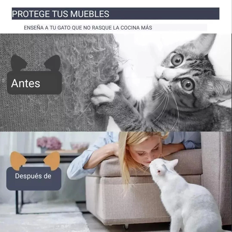 PROTECTOR ANTIARAÑAZOS PARA MUEBLES 10 PIEZAS 30X44CM - 2