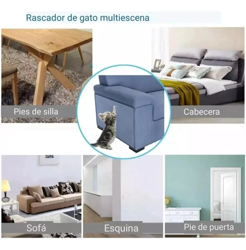 PROTECTOR ANTIARAÑAZOS PARA MUEBLES 10 PIEZAS 30X44CM - 5