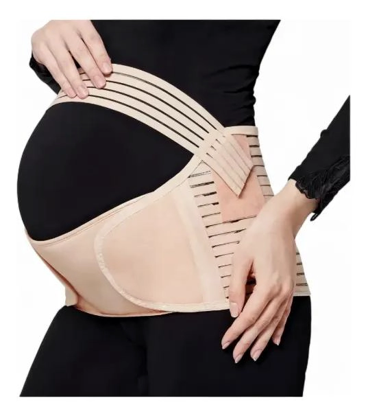 FAJA DE SOPORTE PARA MATERNIDAD BEIGE TALLA UNICA - 1