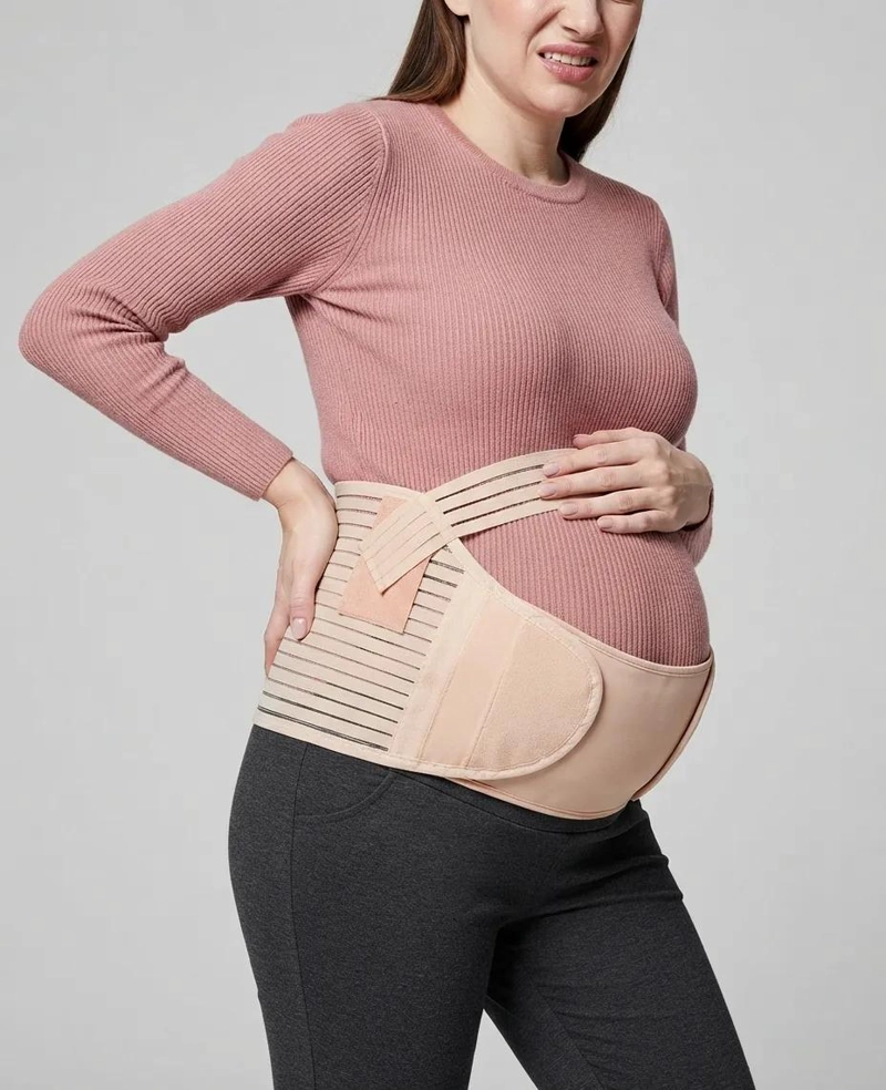 FAJA DE SOPORTE PARA MATERNIDAD BEIGE TALLA UNICA - 5