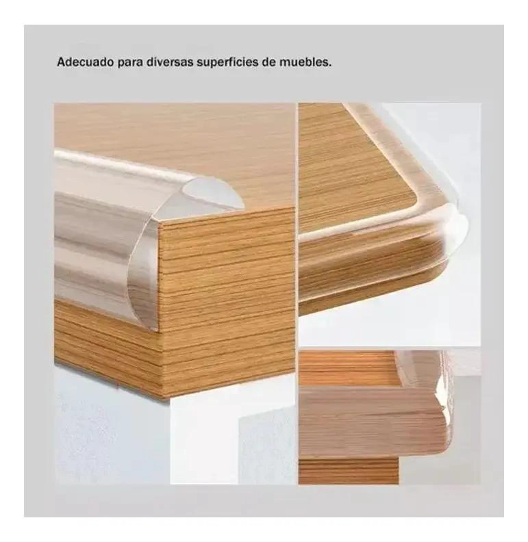 PROTECTOR DE ESQUINAS DE SILICONA TRANSPARENTE PARA MUEBLES - 3