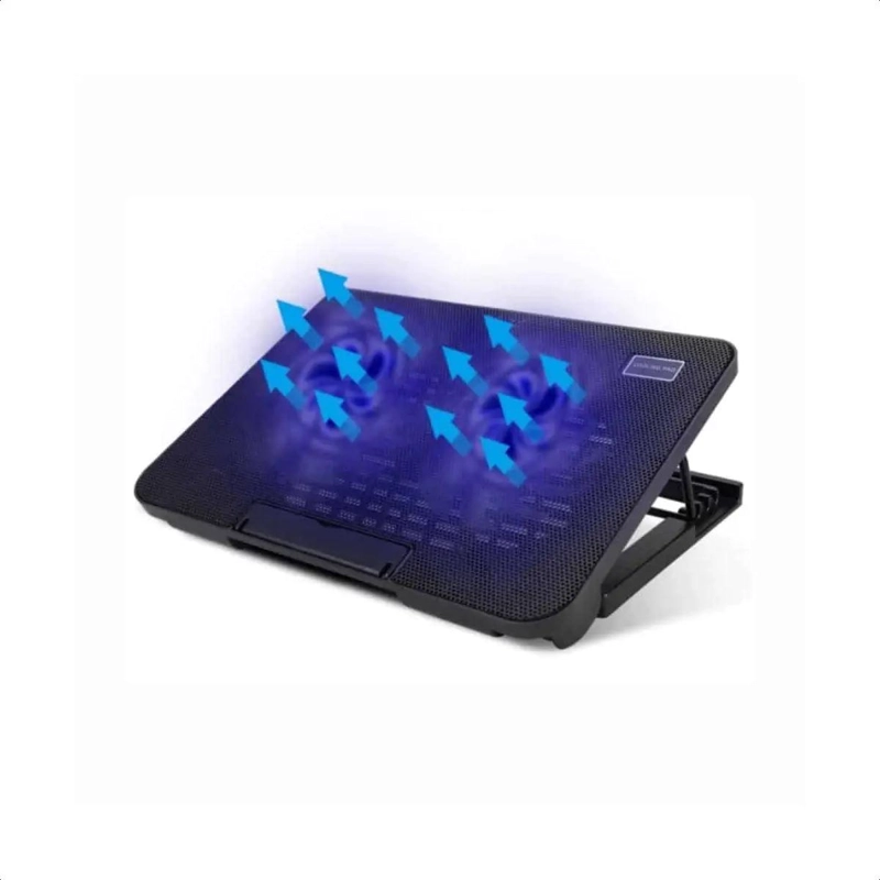 ENFRIADOR DE NOTEBOOK CON VENTILADOR SILENCIOSO Y DISEÑO ERGONOMICO - 2
