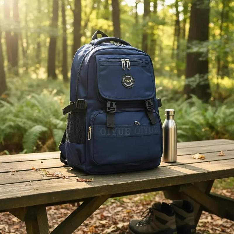 MOCHILA URBANA IMPERMEABLE CON DISEÑO GEOME TRICO - 3
