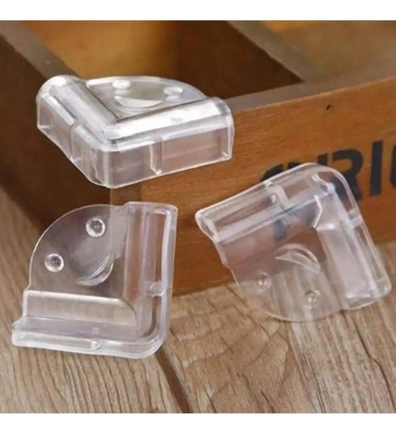 PACK 12 PROTECTORES DE ESQUINA SILICONA TRANSPARENTE PARA MUEBLES - 3