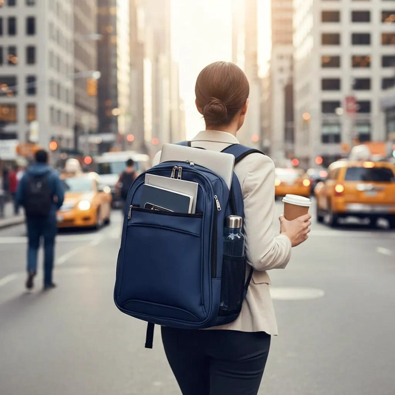 MOCHILA EJECUTIVA IMPERMEABLE PARA NOTEBOOK Y ACCESORIOS - 1