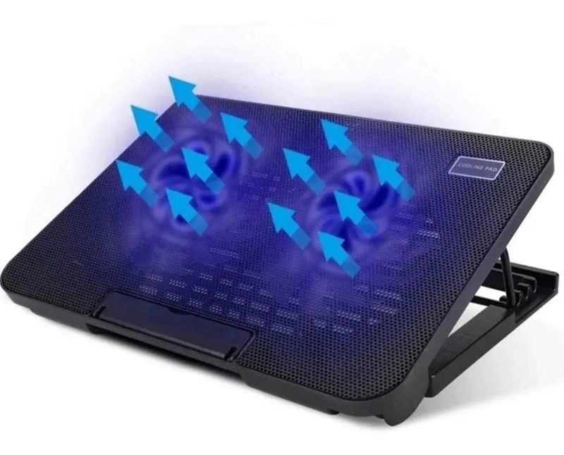 MESA ENFRIADORA PARA NOTEBOOK CON VENTILADORES Y PUERTOS USB - 2