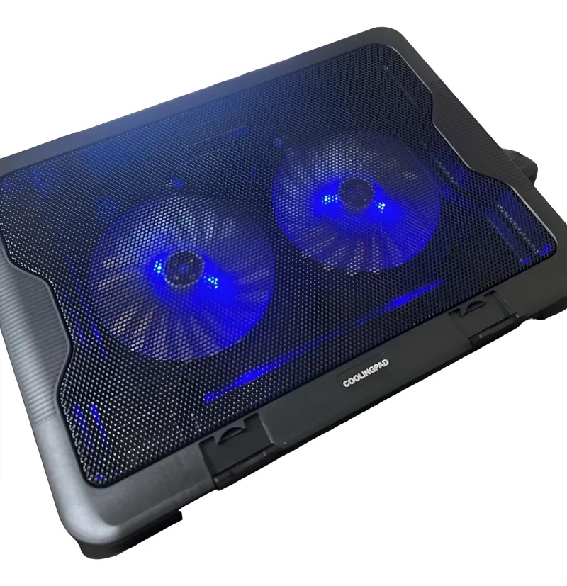 BANDEJA ENFRIADORA AJUSTABLE PARA NOTEBOOK CON VENTILADORES - 1