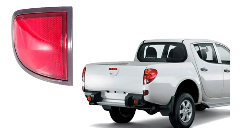 MICA REFLECTANTE IZQUIERDA COMPATIBLE PARA MITSUBISHI L200 2008-2015 - 1