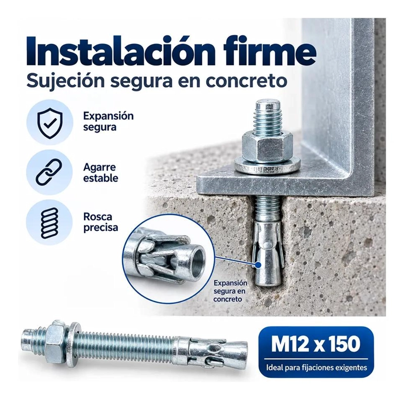 PERNOS DE ANCLAJE GALVANIZADOS PARA CONSTRUCCION PESADA - 6