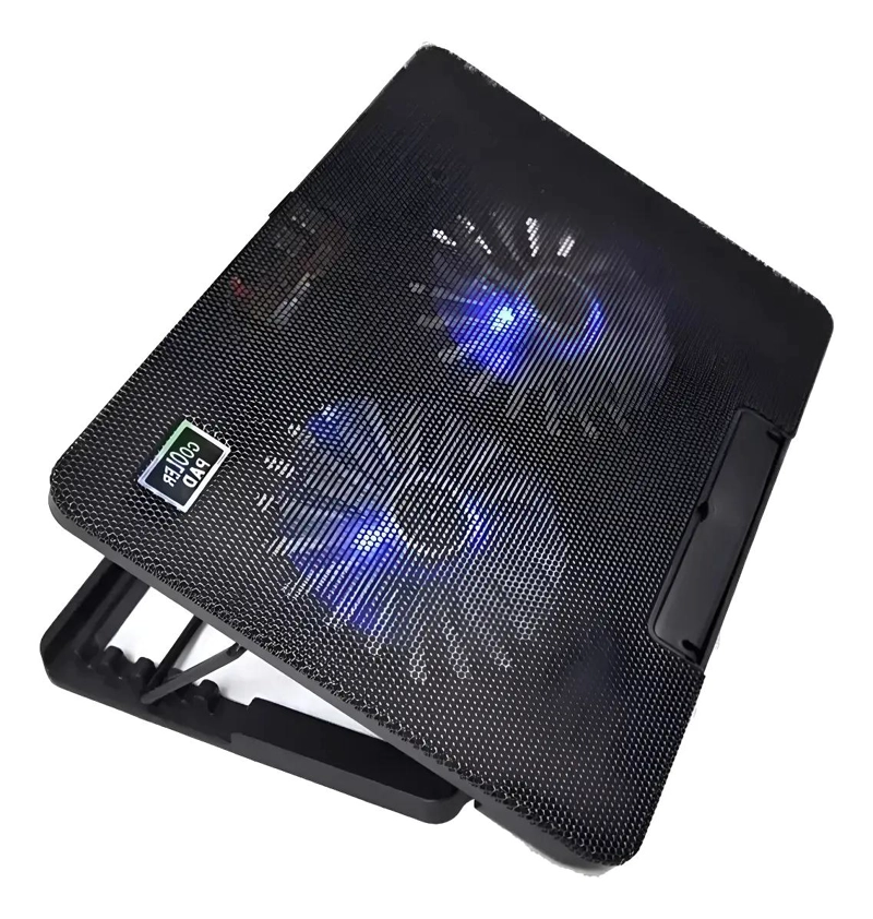 BASE ENFRIADORA AJUSTABLE PARA NOTEBOOKS CON VENTILADORES - 1