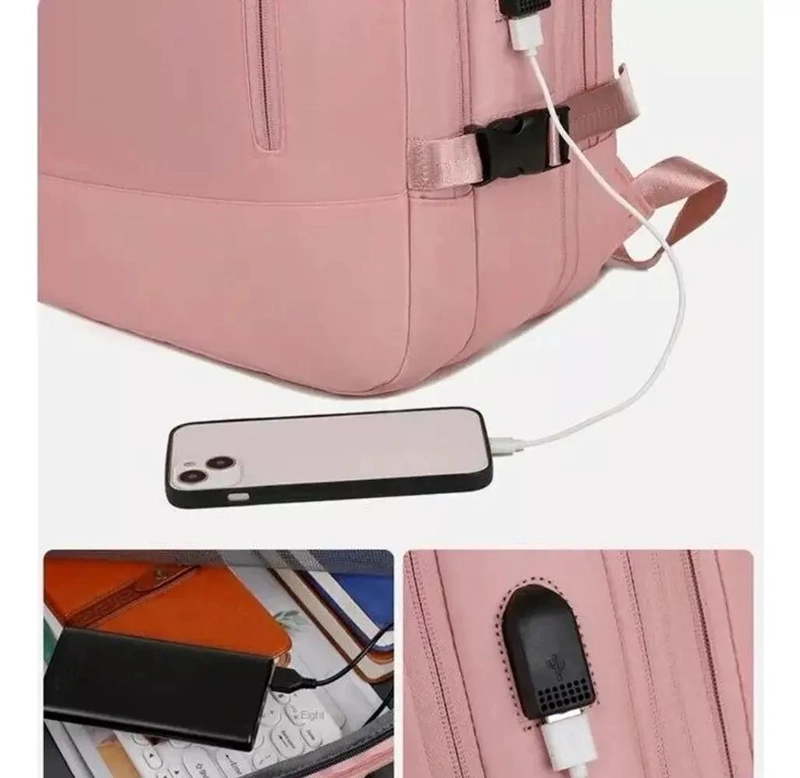 MOCHILA EXPANDIBLE IMPERMEABLE PARA VIAJES Y USO DIARIO - 4