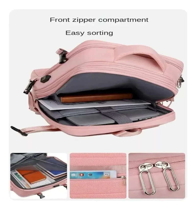 MOCHILA EXPANDIBLE IMPERMEABLE PARA VIAJES Y USO DIARIO - 7