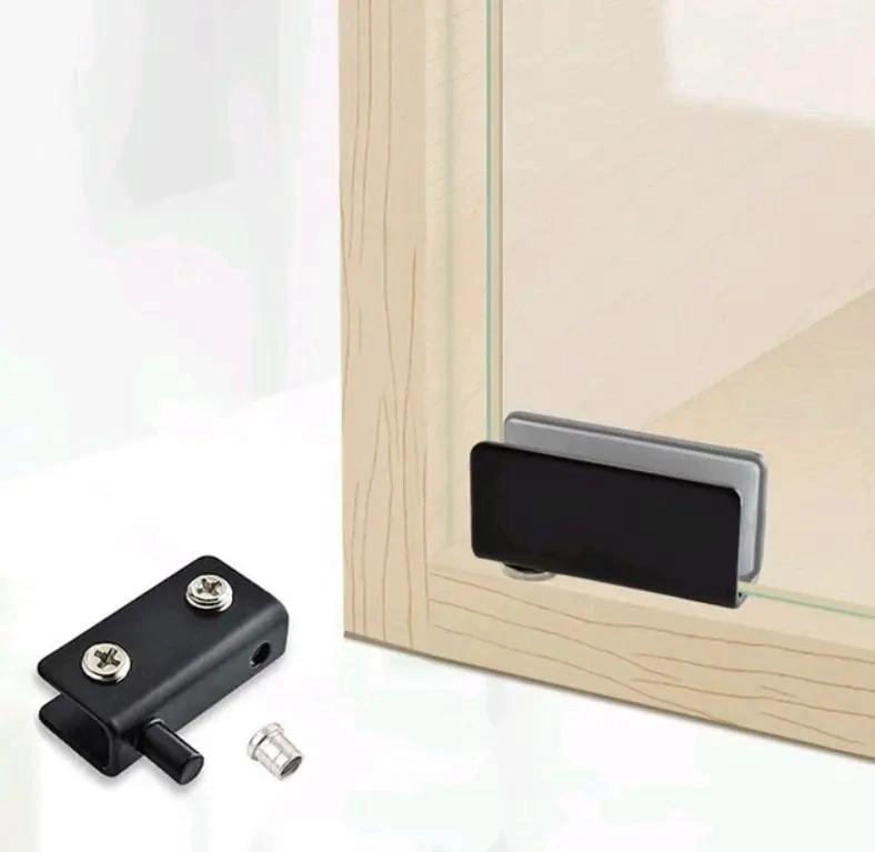 KIT DE 4 BISAGRAS PARA PUERTAS DE VIDRIO CON RETEN - 6