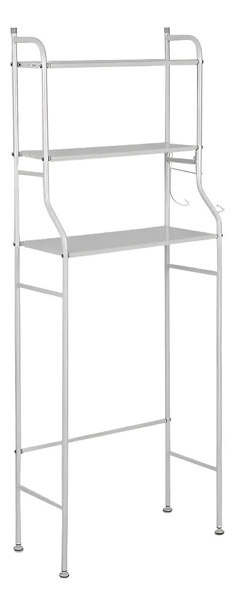 ORGANIZADOR DE ESTANTE PARA BAÑO SOBRE INODORO CON 3 ESTANTES - 1