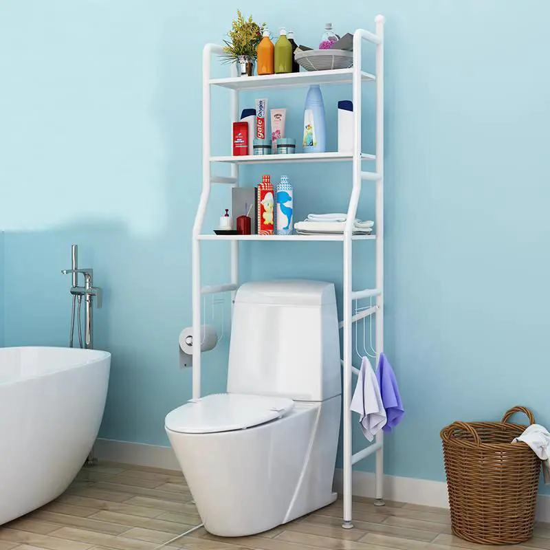 ORGANIZADOR DE ESTANTE PARA BAÑO SOBRE INODORO CON 3 ESTANTES - 3