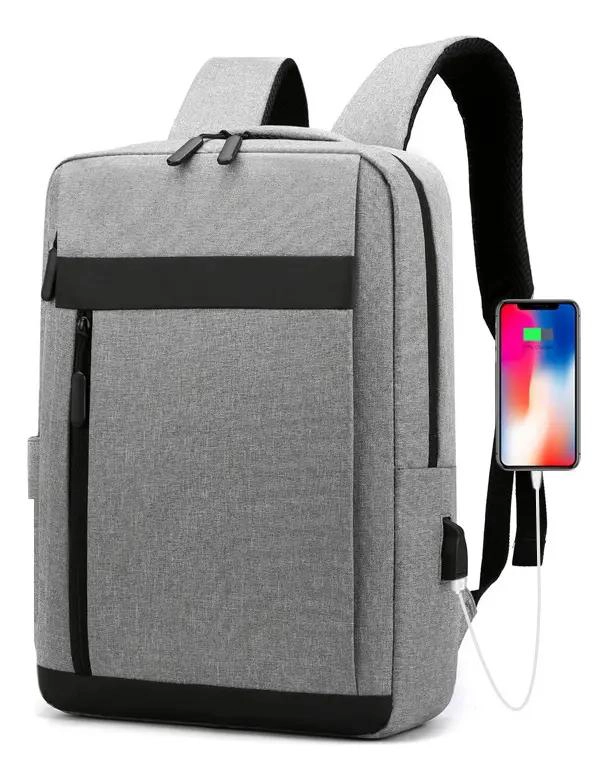 MOCHILA CASUAL UNISEX IMPERMEABLE PARA NOTEBOOK DE 15 PULGADAS - 1