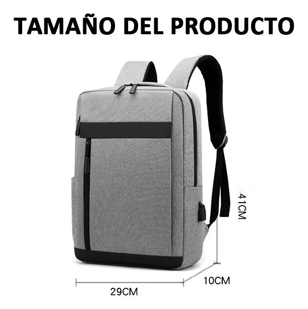 MOCHILA CASUAL UNISEX IMPERMEABLE PARA NOTEBOOK DE 15 PULGADAS - 3