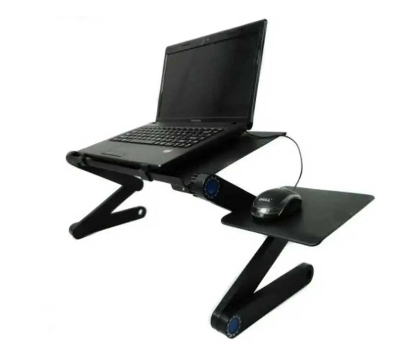 MESA PLEGABLE MULTIFUNCIONAL CON VENTILADOR USB PARA LAPTOP - 2