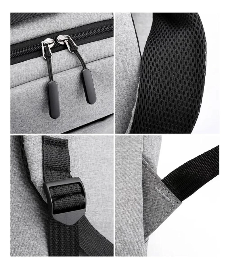 SET DE 3 MOCHILAS CON CARGA USB Y DISEÑO VERSATIL - 8