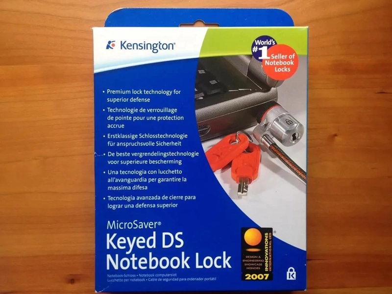 CANDADO DE SEGURIDAD PARA NOTEBOOK CON CABLE DE ACERO - 2