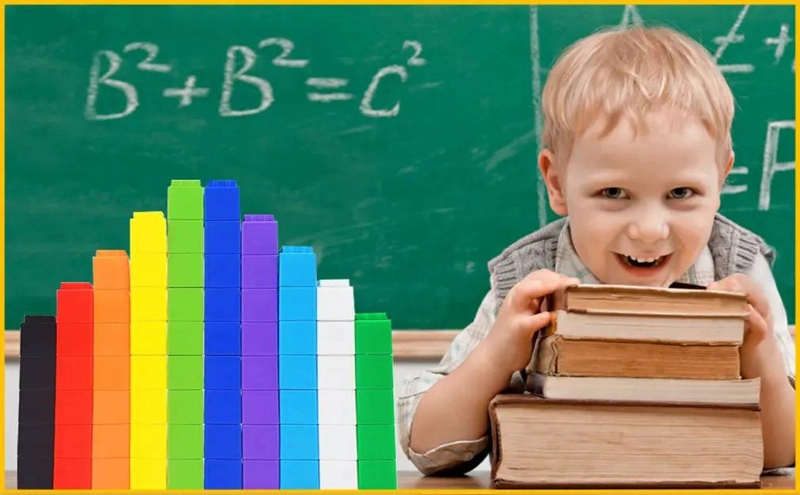 CUBOS CONECTORES EDUCATIVOS PARA MATEMATICAS 100 PIEZAS - 4